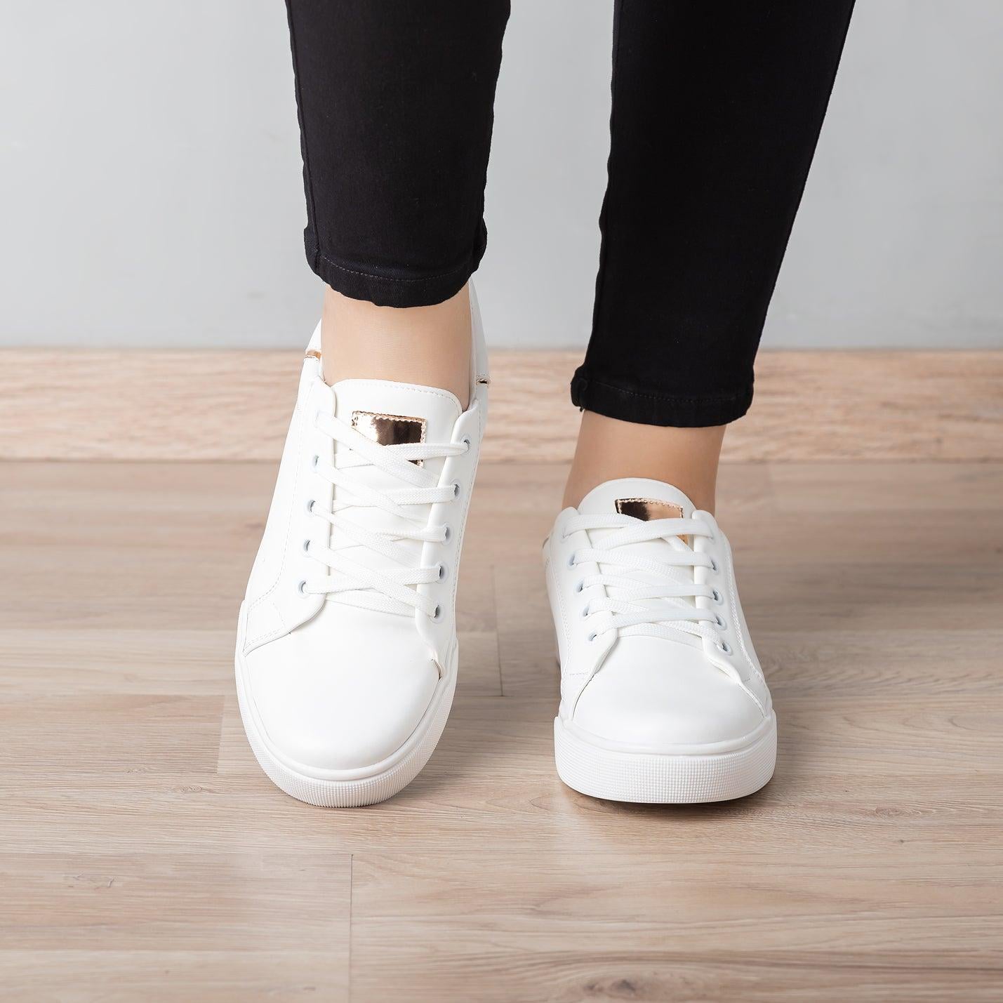 ZAPATILLAS URBANAS MUJER WOODZ DORADO - 2