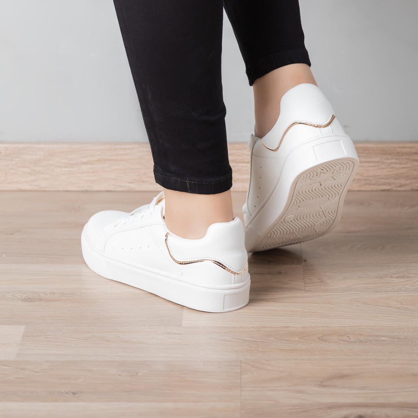 ZAPATILLAS URBANAS MUJER WOODZ DORADO - 3