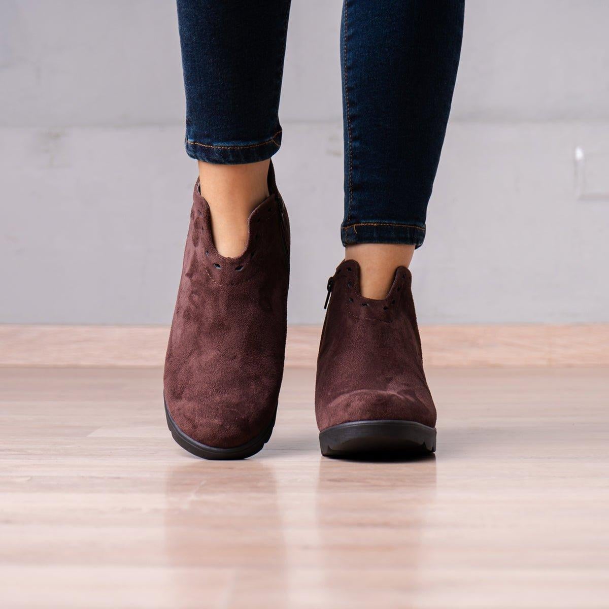 BOTINES MUJER ALTA MARRÓN - 2