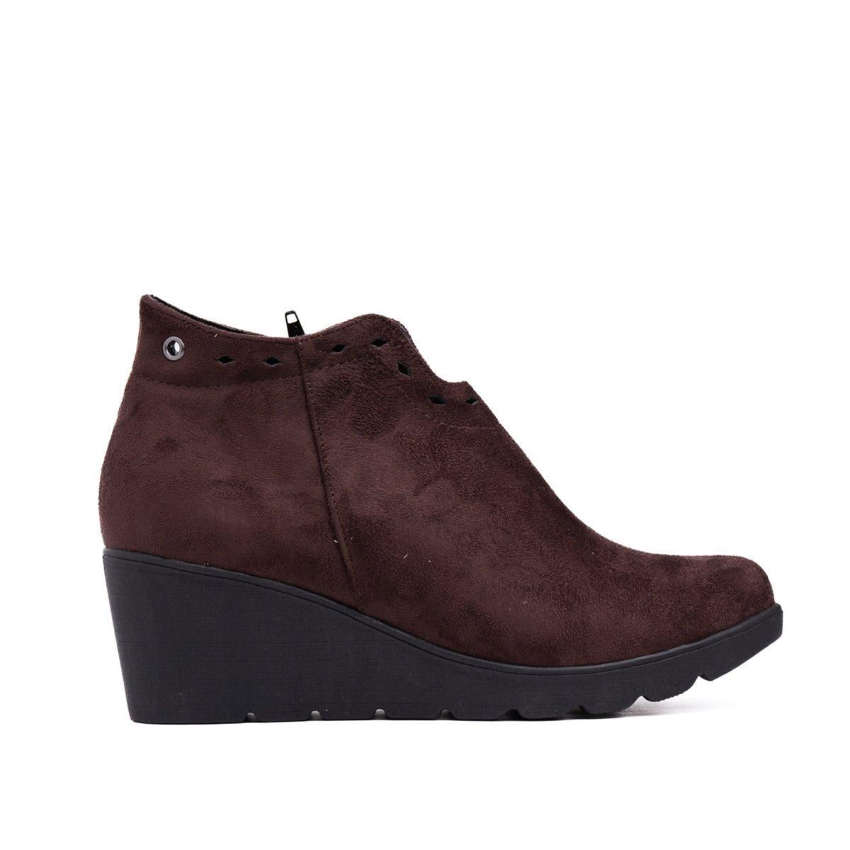 BOTINES MUJER ALTA MARRÓN - 4
