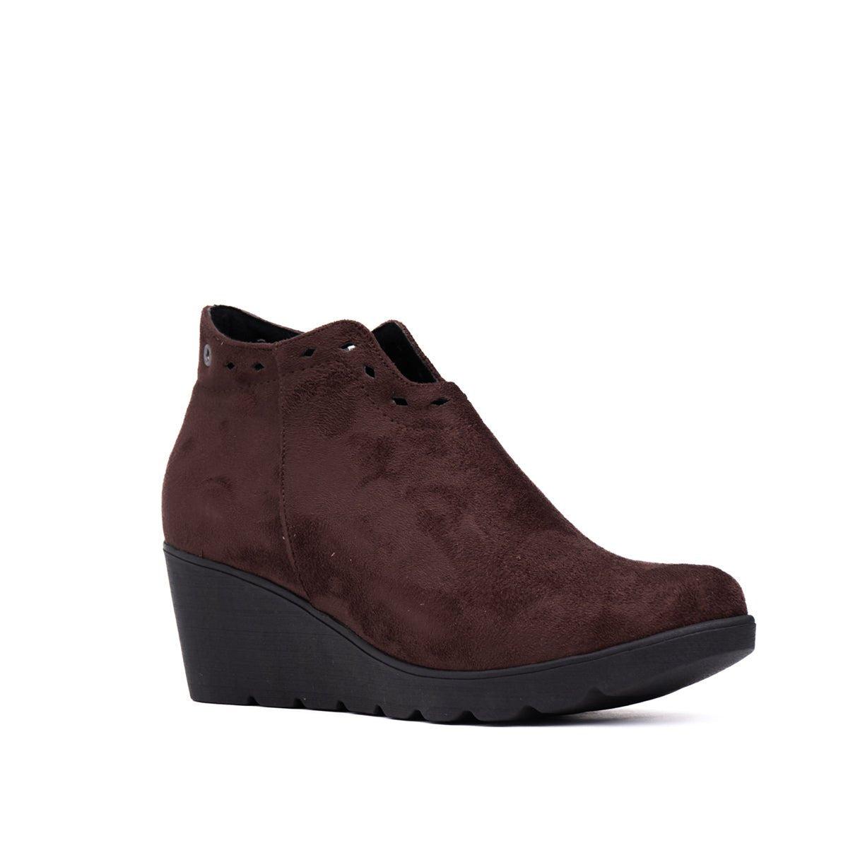 BOTINES MUJER ALTA MARRÓN - 5