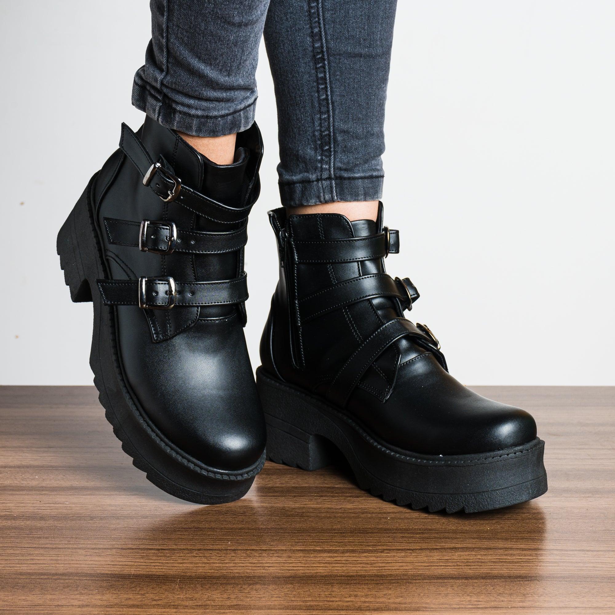 BOTAS MUJER GUADALUPE NEGRO - 1