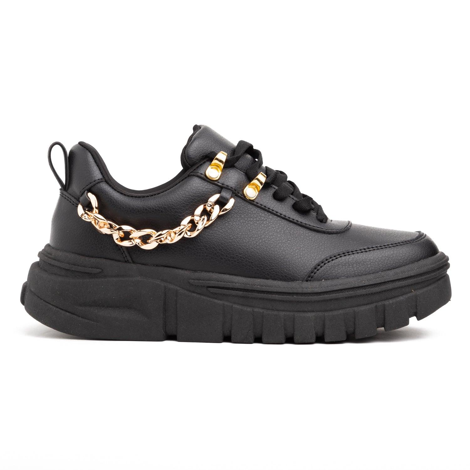 ZAPATILLAS URBANAS MUJER MONTPELIER NEGRO - 2