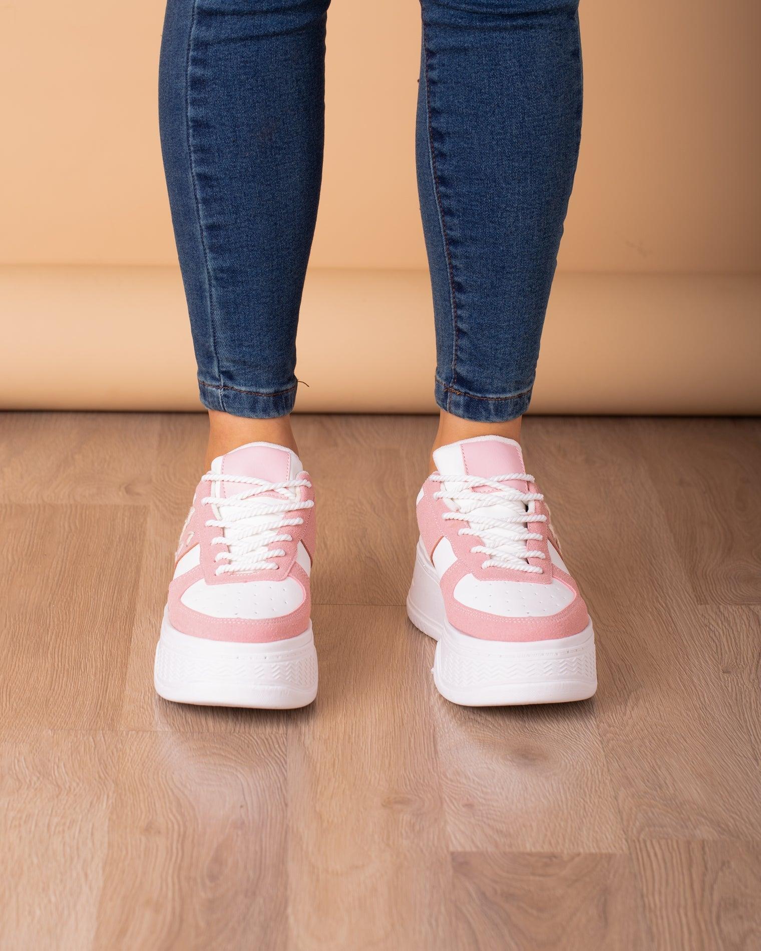 ZAPATILLAS URBANAS MUJER BREST PALO ROSA - 1