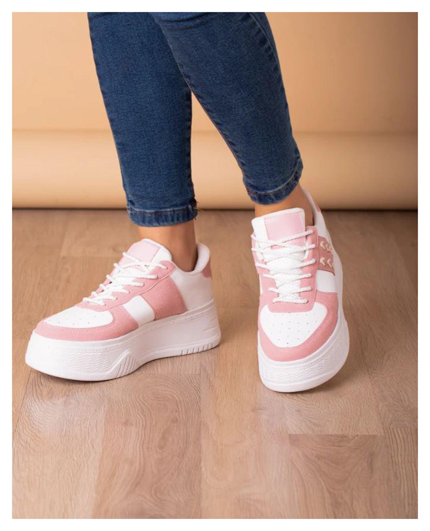 ZAPATILLAS URBANAS MUJER BREST PALO ROSA - 2