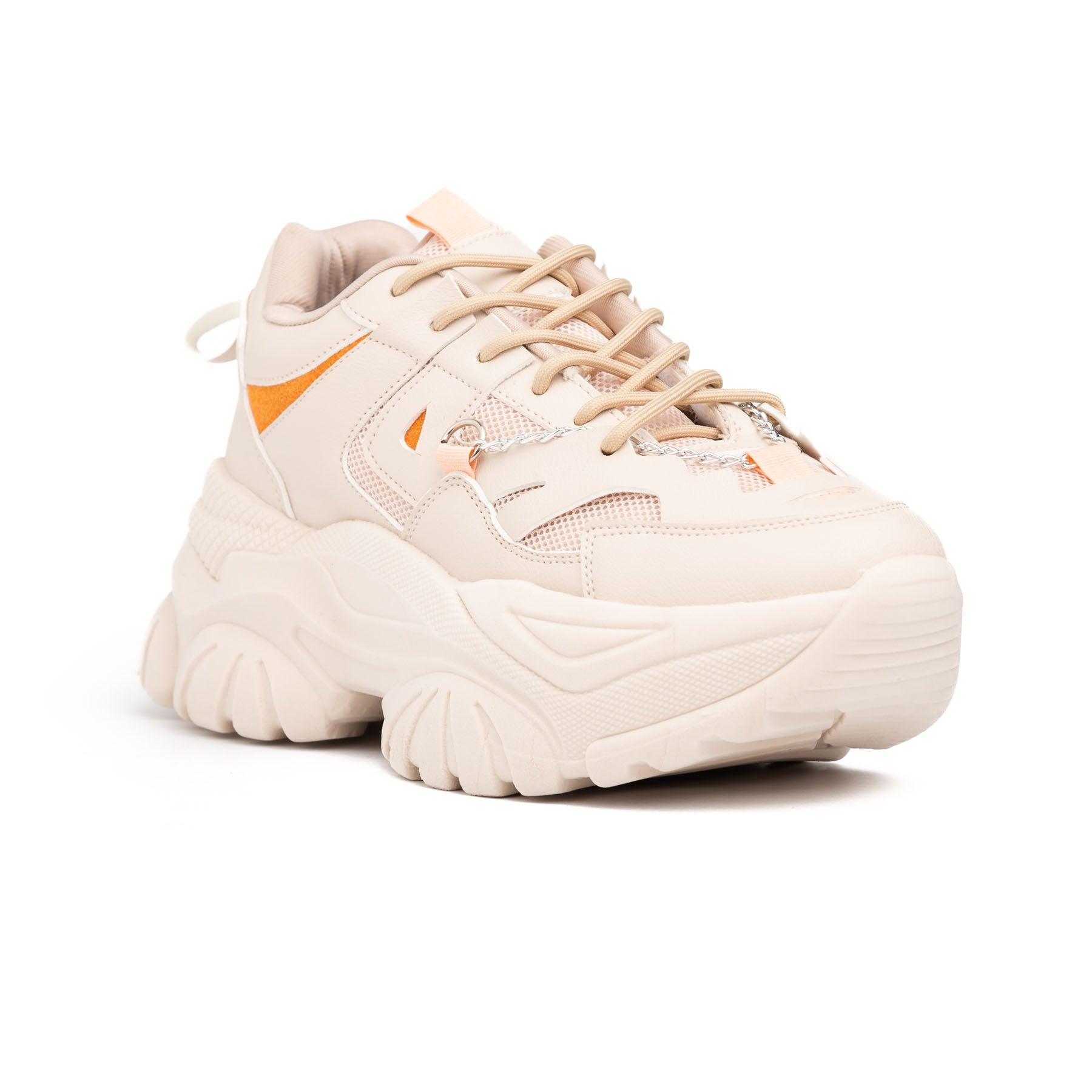 ZAPATILLAS URBANAS MUJER KINGZ BEIGE - 5