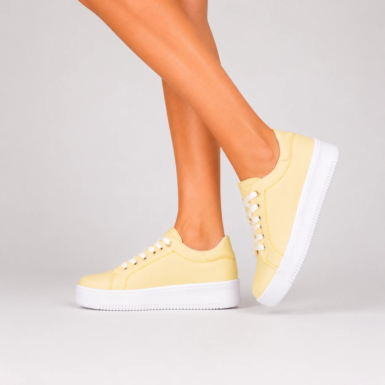 ZAPATILLAS URBANAS MUJER ORLANDO AMARILLO - 6