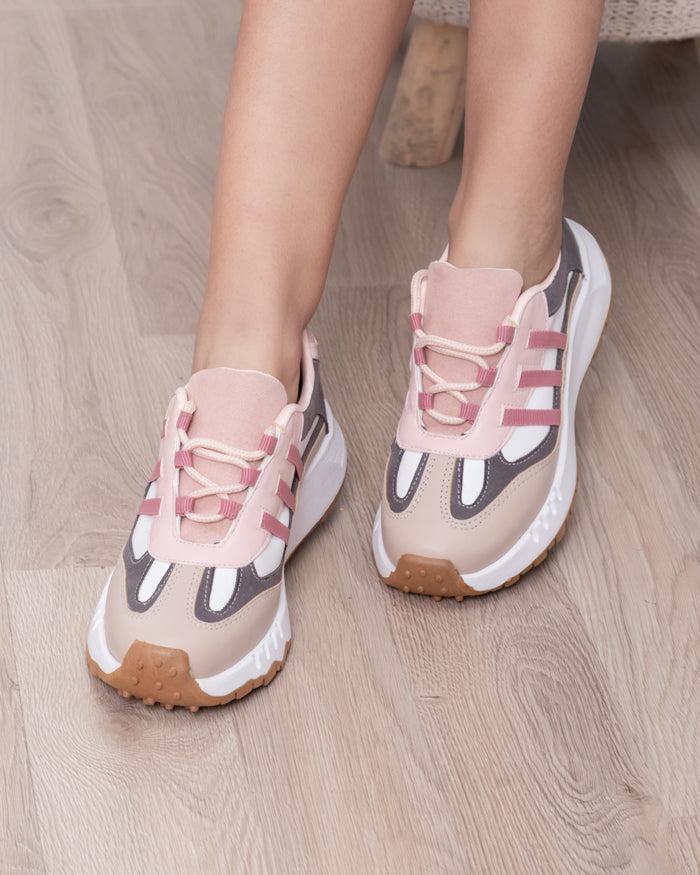 ZAPATILLAS URBANAS MUJER VALENGIA FUCSIA - 1