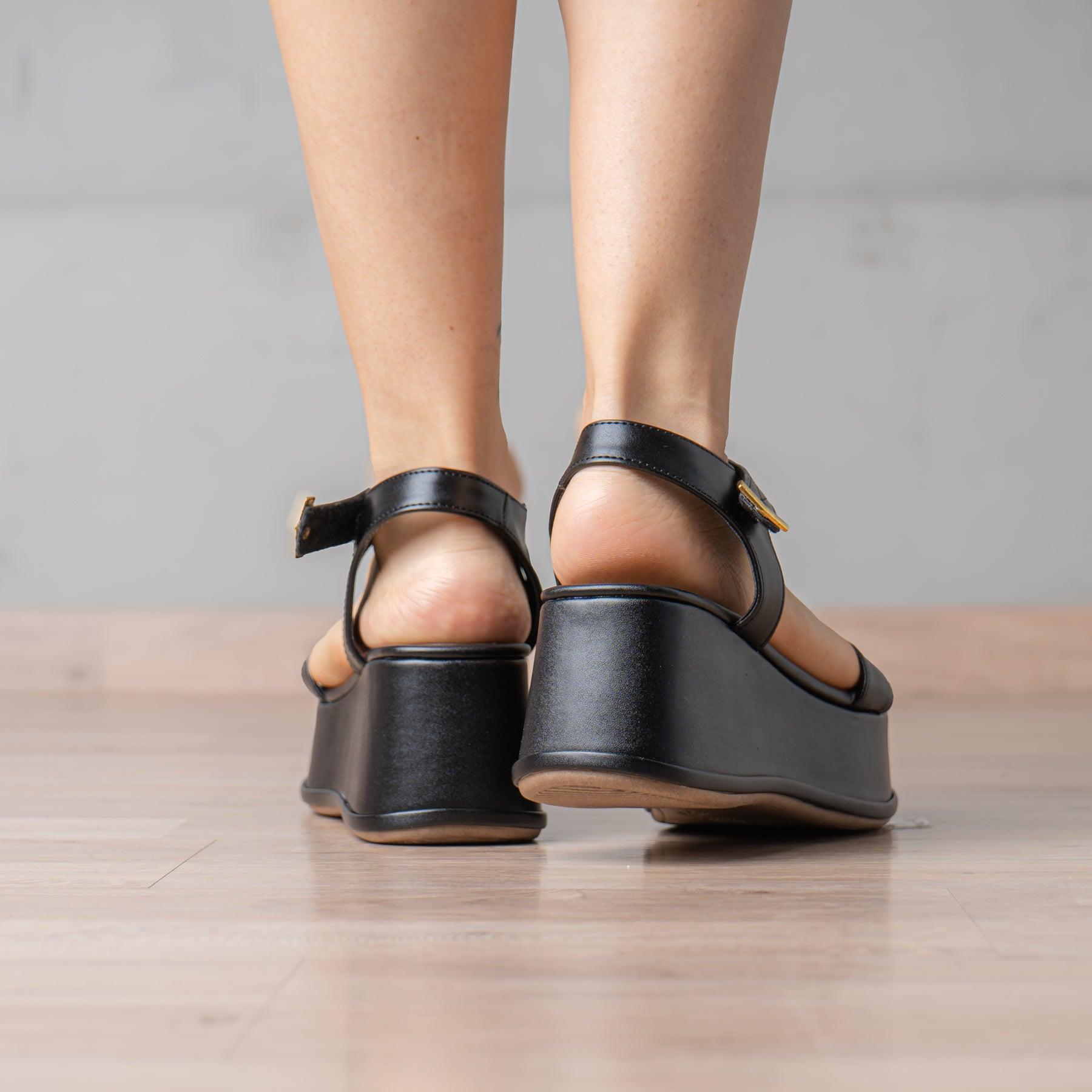 SANDALIAS CASUALES MUJER ROBINA NEGRO - 3