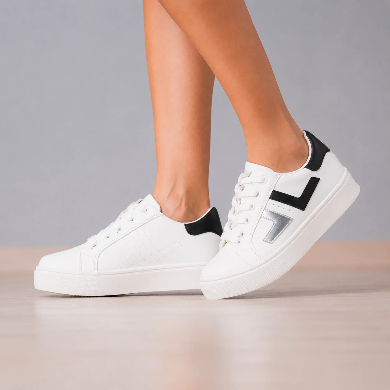 ZAPATILLAS URBANAS MUJER VECHE NEGRO - 1