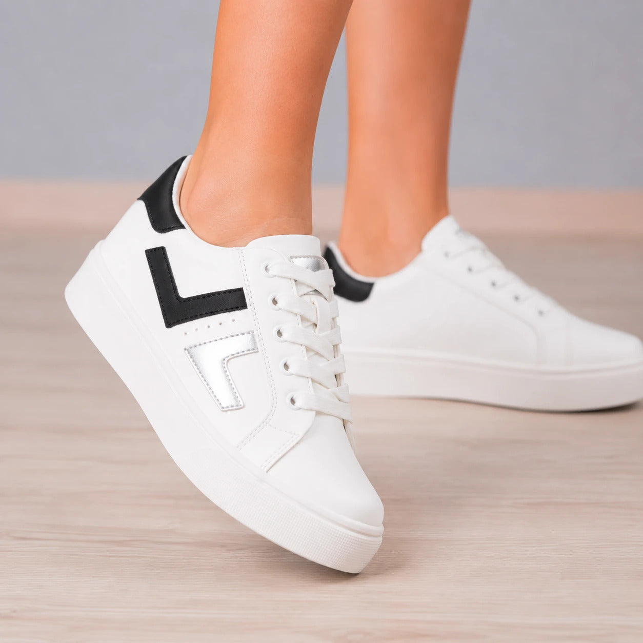 ZAPATILLAS URBANAS MUJER VECHE NEGRO - 5