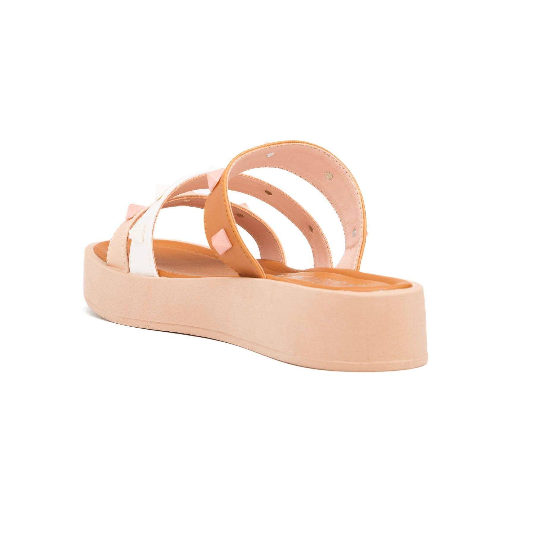 SANDALIAS CASUALES MUJER MONZA CAMEL - 4