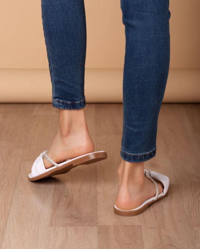 SANDALIAS CASUALES MUJER ANTOFA BLANCO - 3