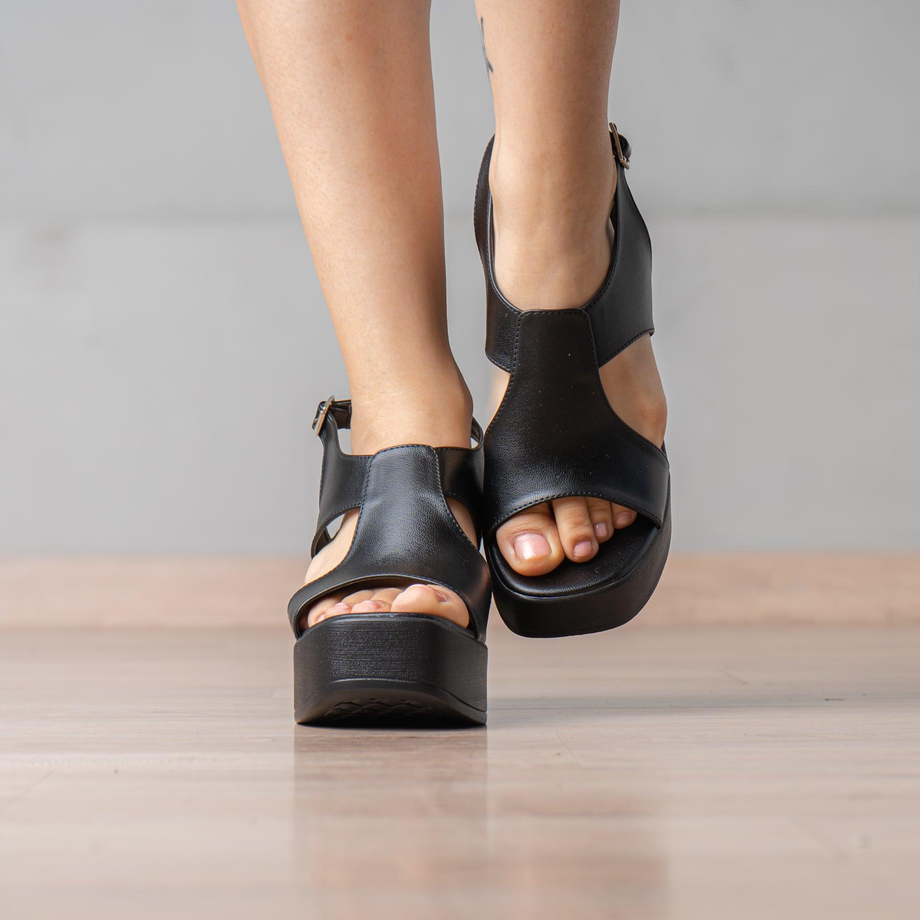 SANDALIAS DE VESTIR MUJER VICTORINA NEGRO - 2