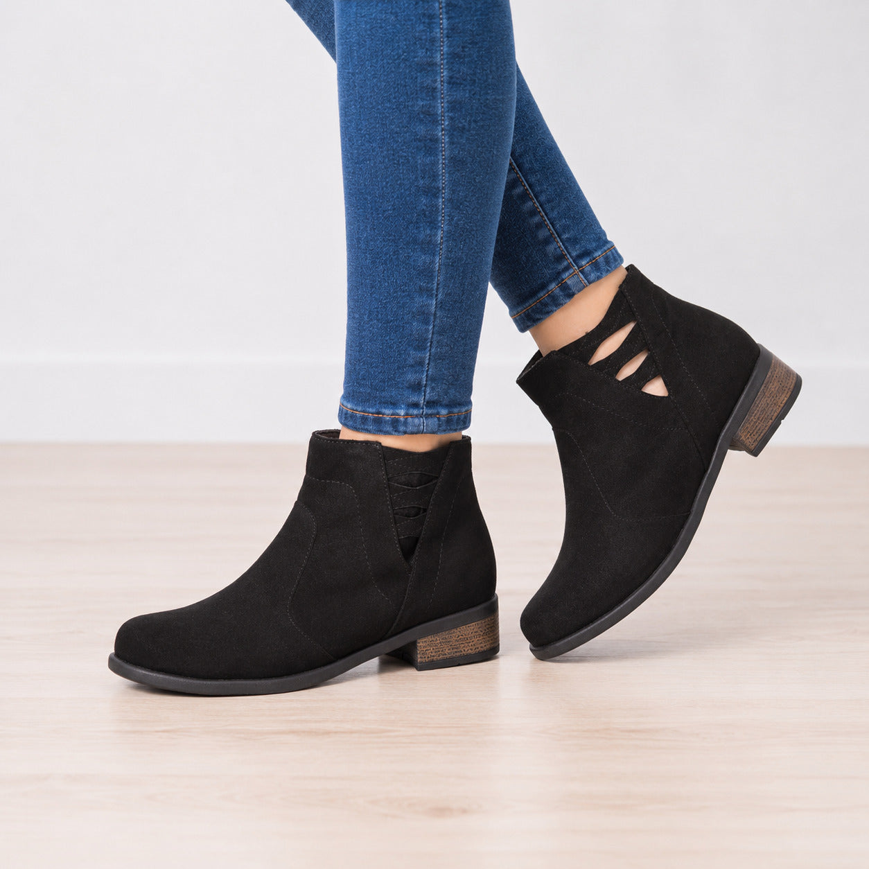 BOTINES MUJER ROCHEFORT NEGRO - 1