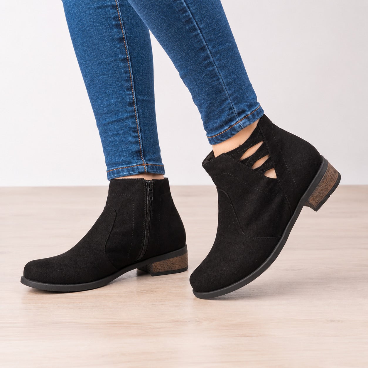 BOTINES MUJER ROCHEFORT NEGRO - 5