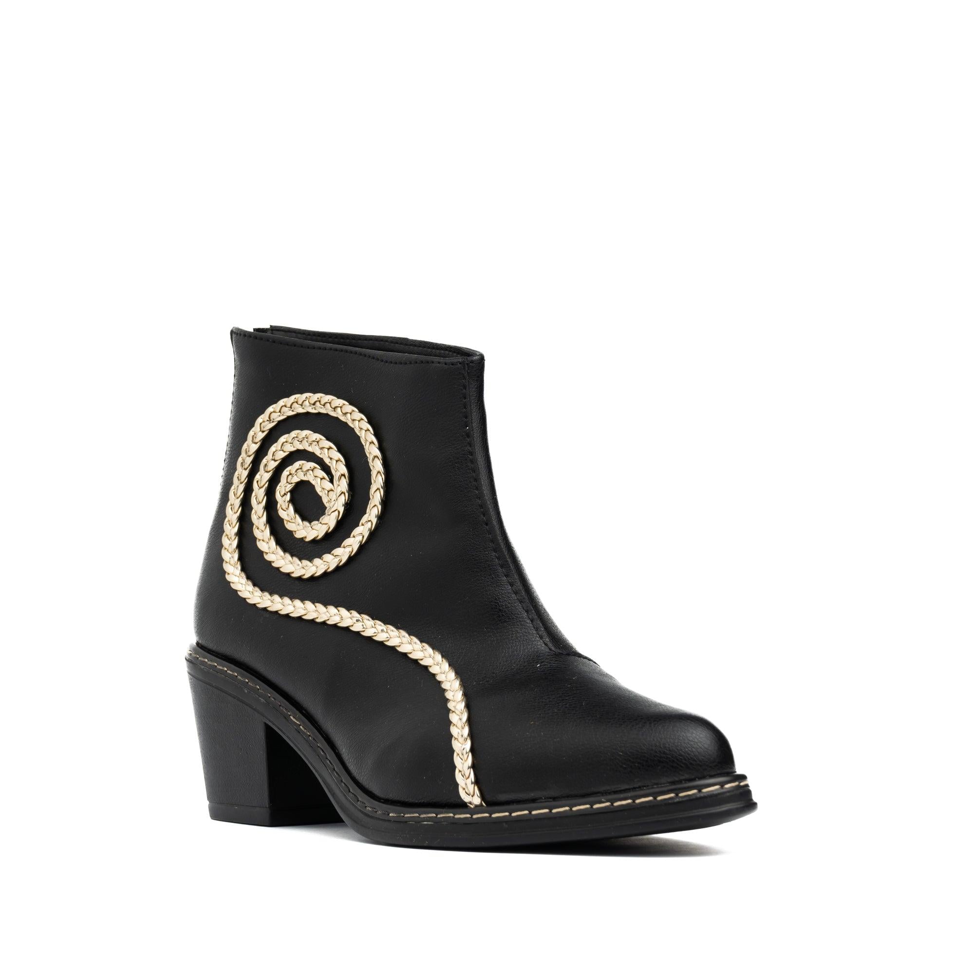 BOTAS MUJER CROMAS NEGRO - 5