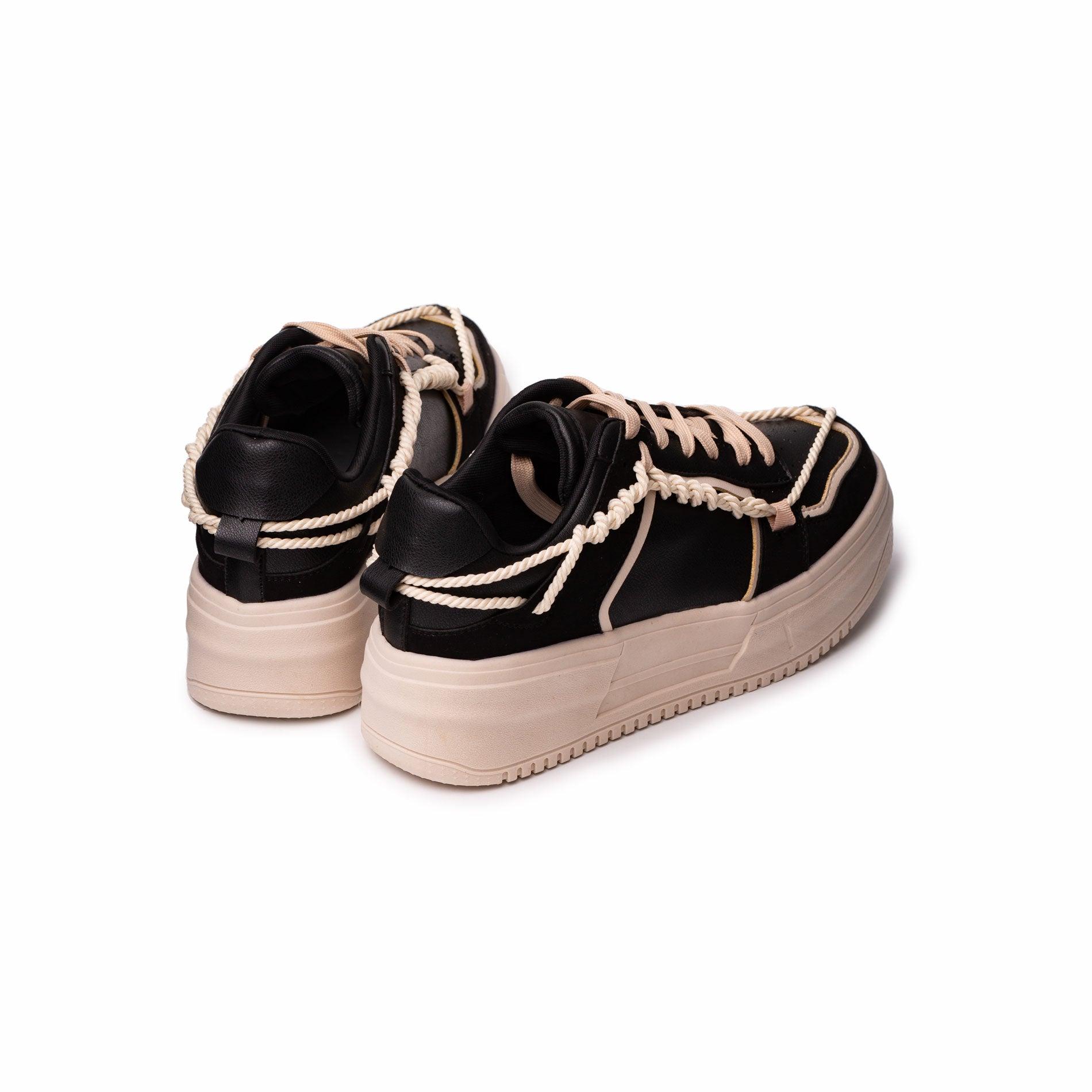 ZAPATILLAS URBANAS MUJER LIZ NEGRO - 6