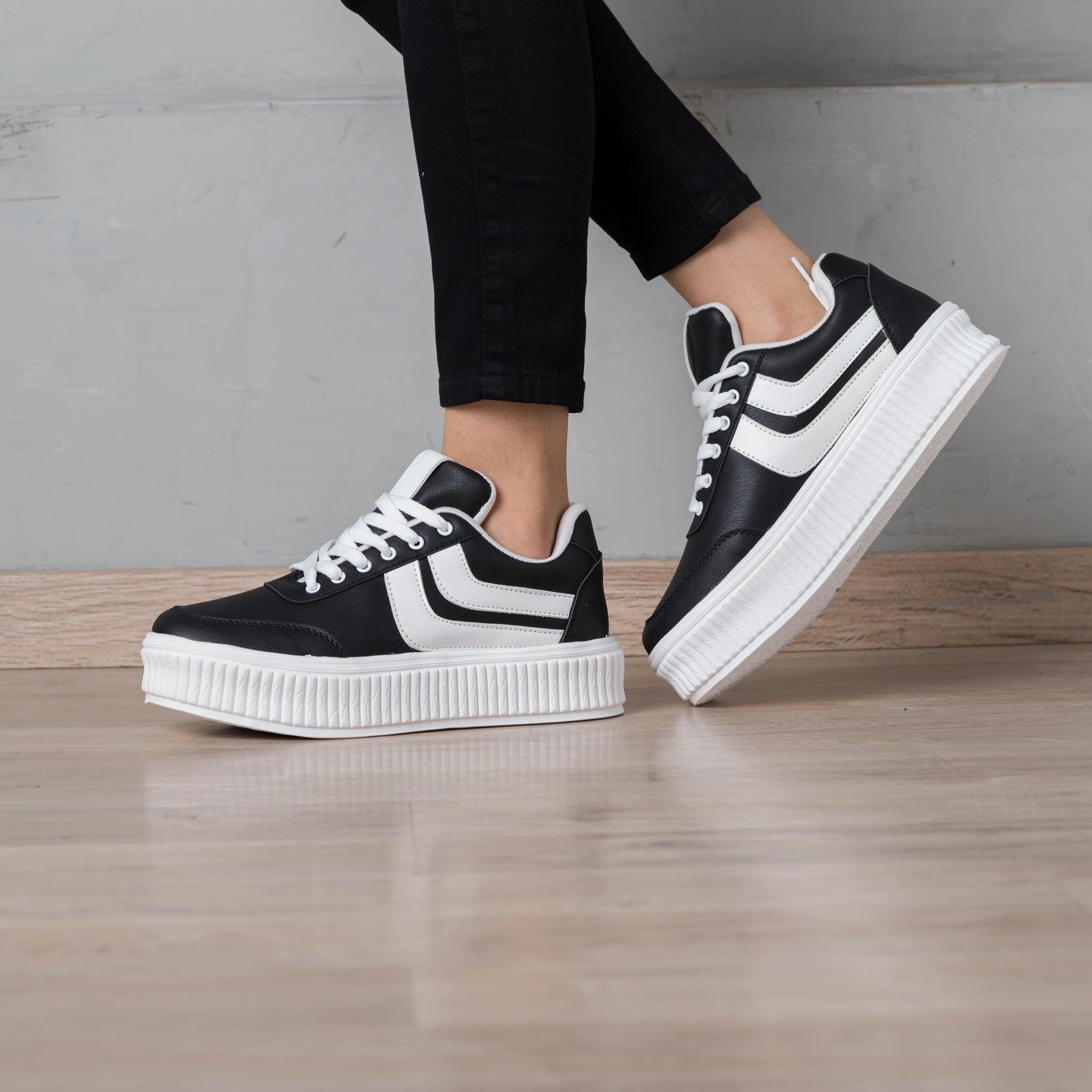ZAPATILLAS URBANAS MUJER DWANSY NEGRO - 1