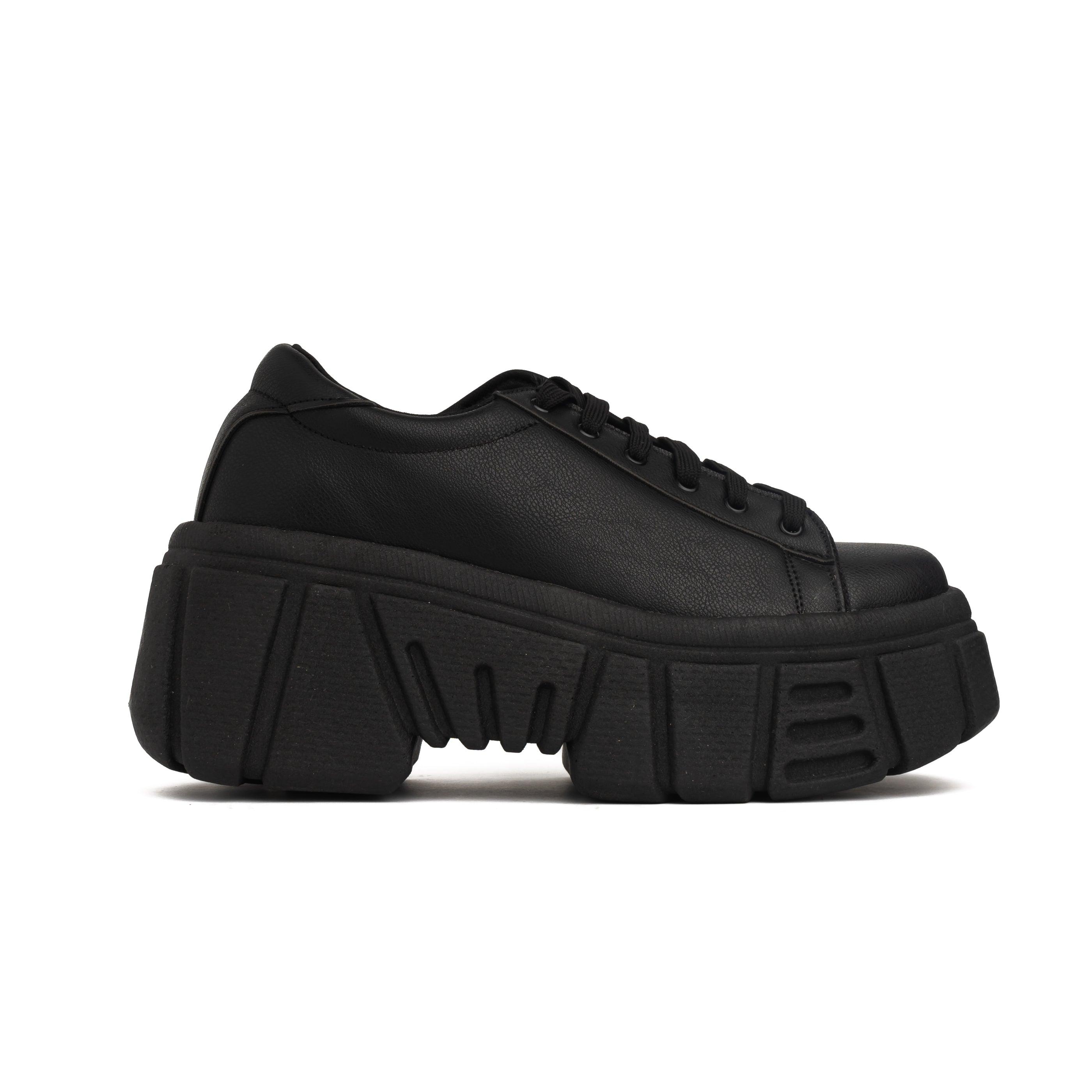 ZAPATILLAS URBANAS MUJER ADANA NEGRO - 4