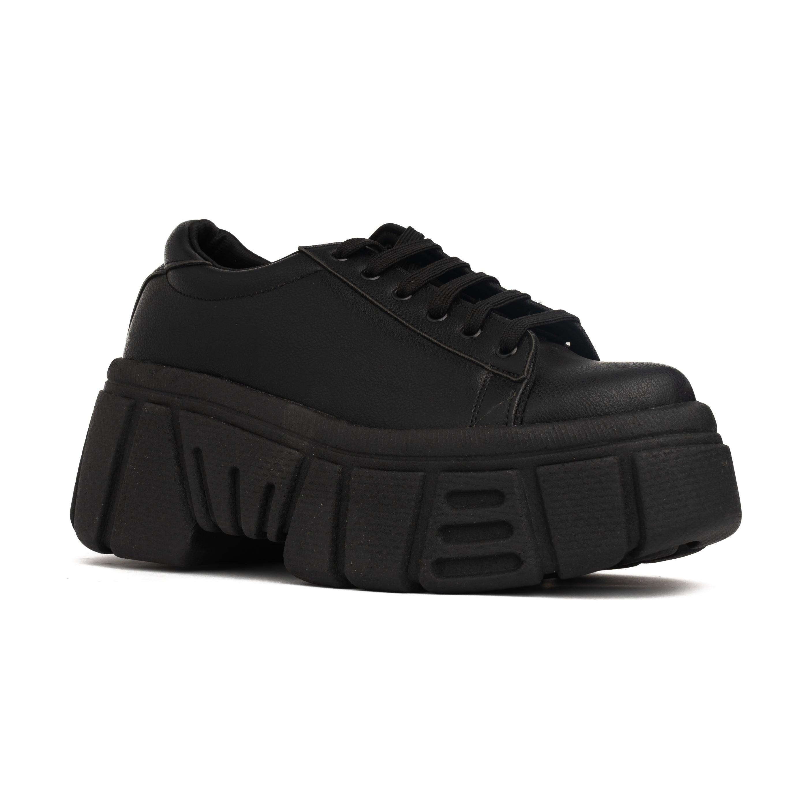 ZAPATILLAS URBANAS MUJER ADANA NEGRO - 5