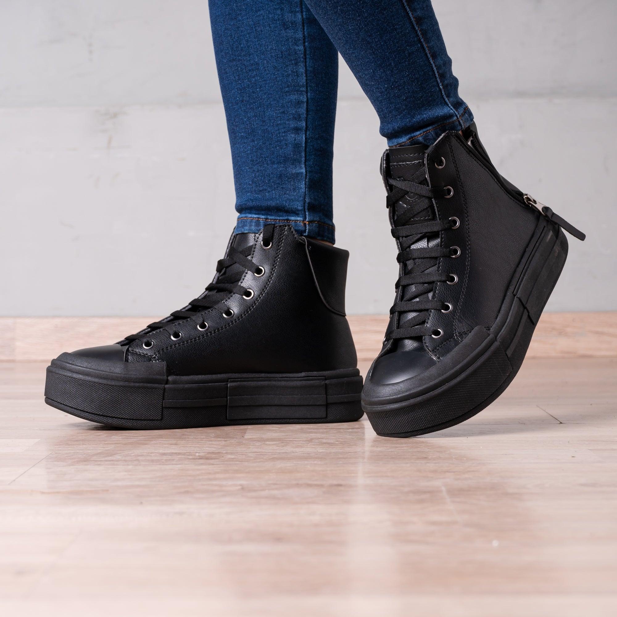 ZAPATILLAS URBANAS MUJER YUZHEN NEGRO - 1