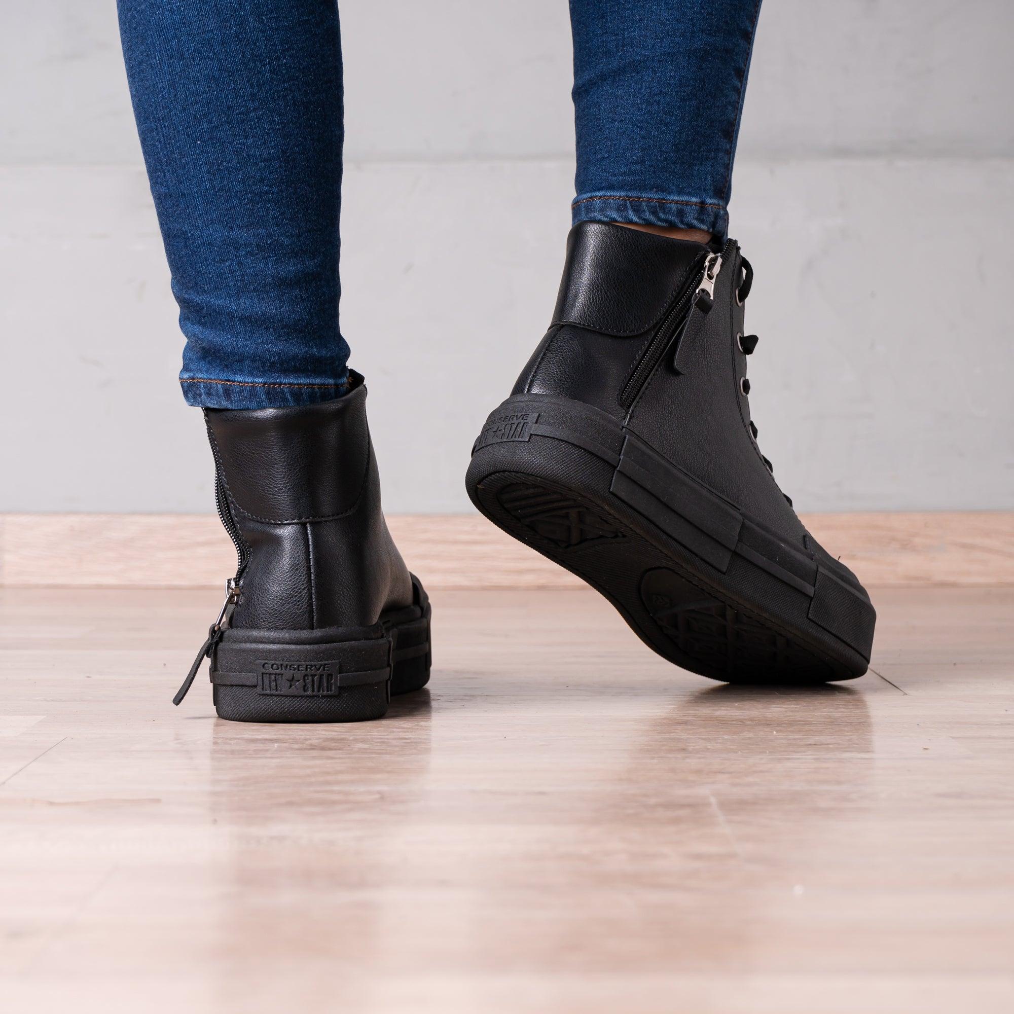 ZAPATILLAS URBANAS MUJER YUZHEN NEGRO - 3