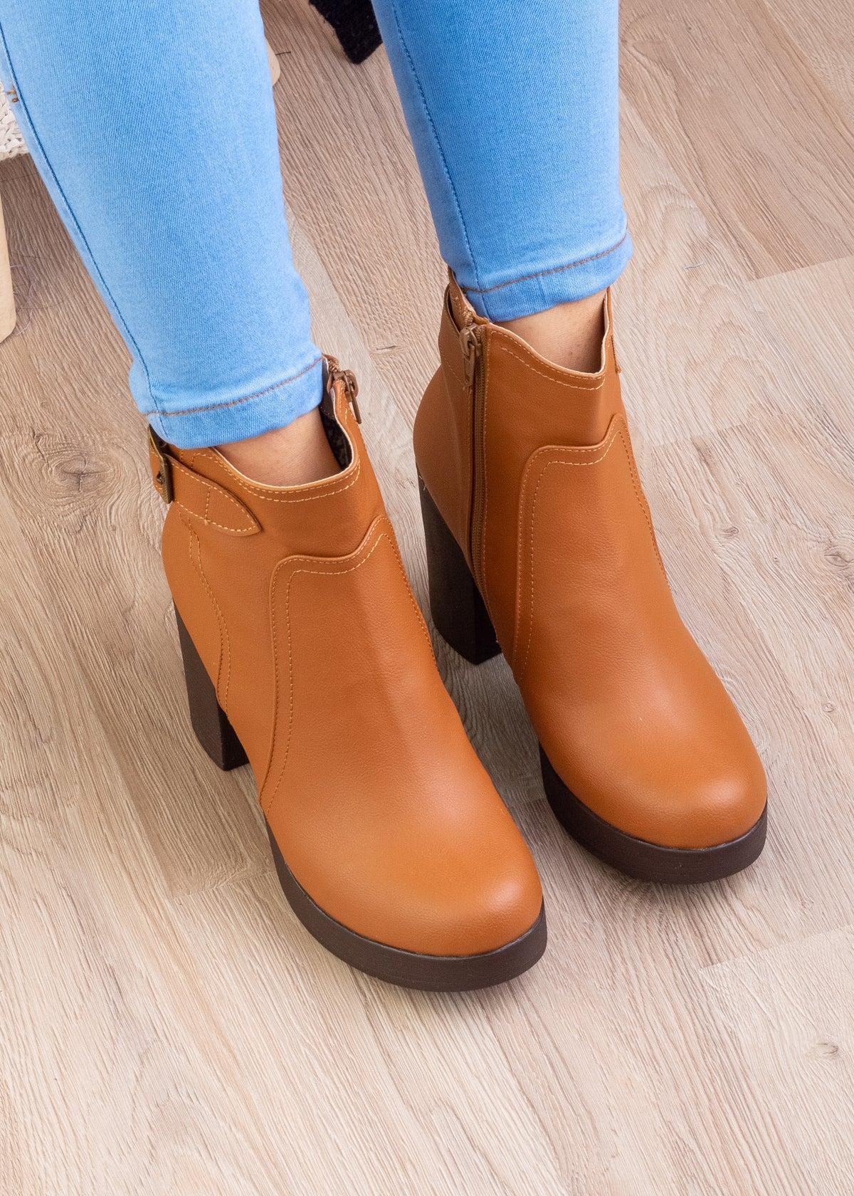 BOTAS MUJER BAKU CAMEL - 2
