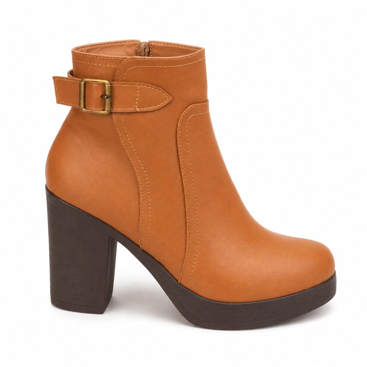 BOTAS MUJER BAKU CAMEL - 4