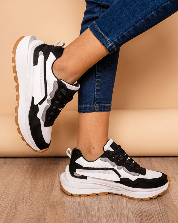 ZAPATILLAS URBANAS MUJER CHICAGO NEGRO - 1