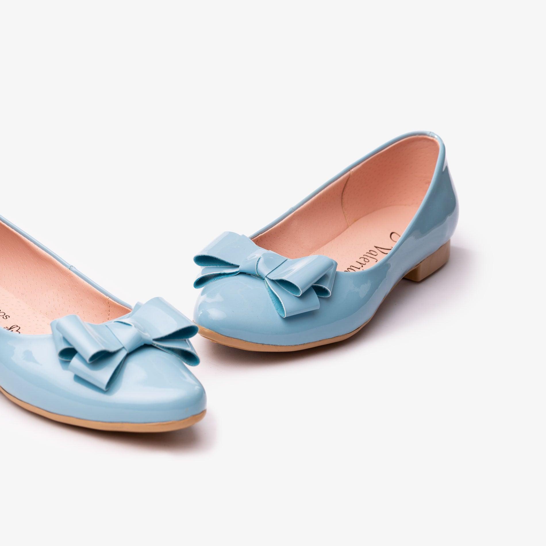 BALLERINAS MUJER CORBATA CELESTE - 6