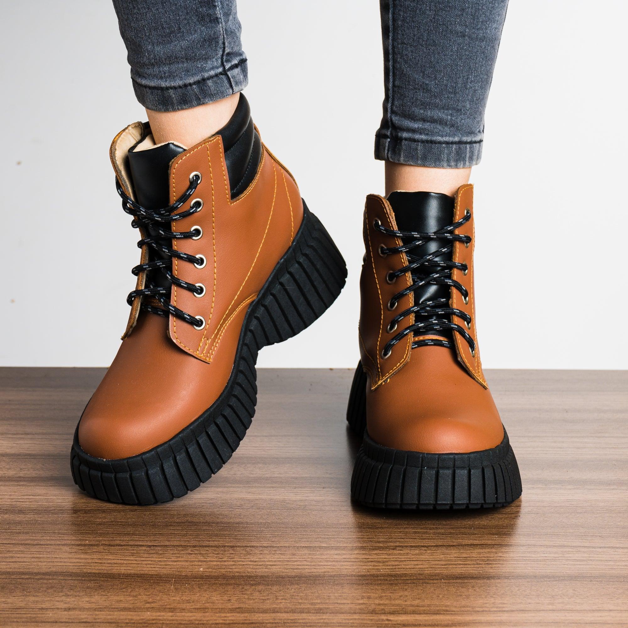 BOTAS MUJER MUJER MINDRAH MARRÓN - 2