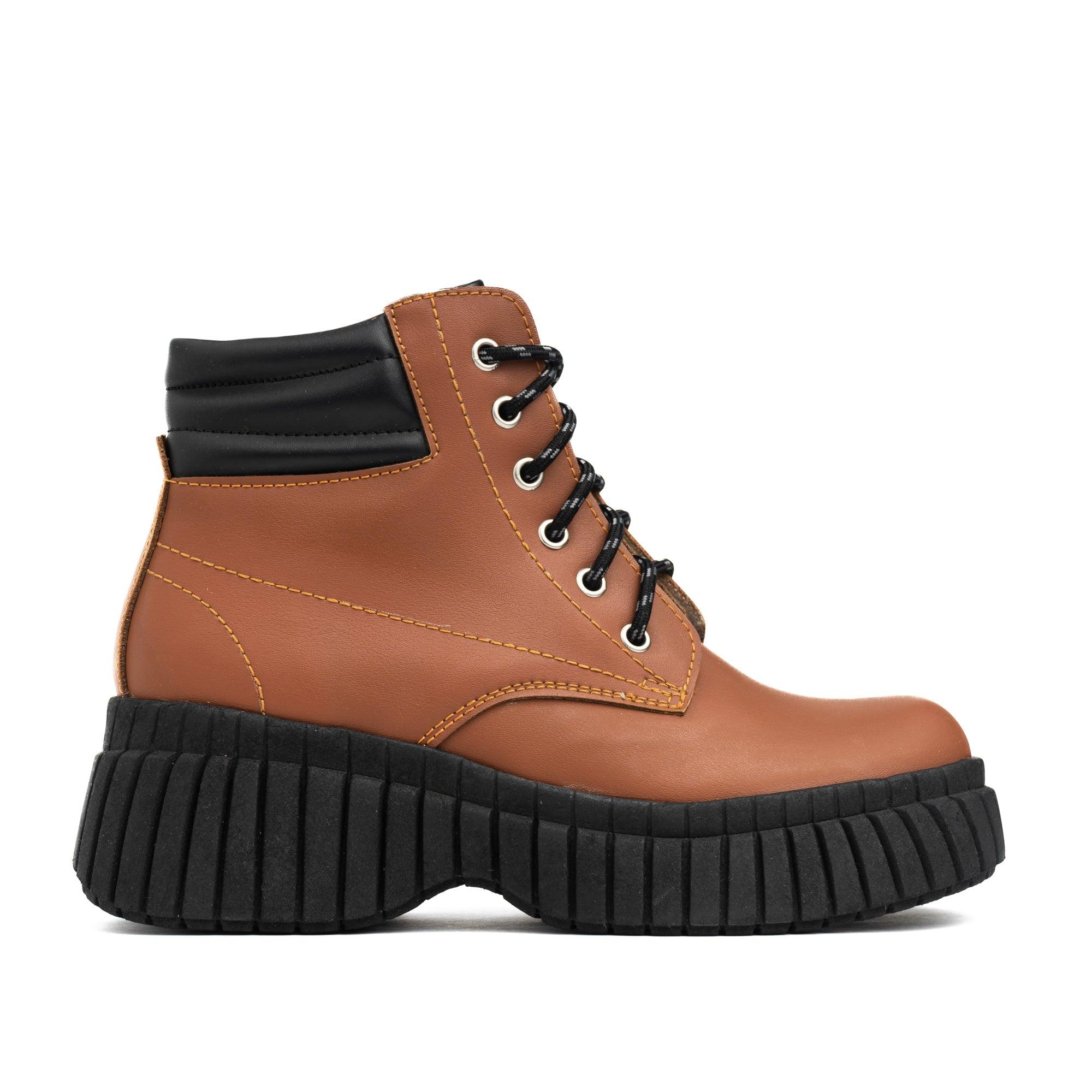 BOTAS MUJER MUJER MINDRAH MARRÓN - 4