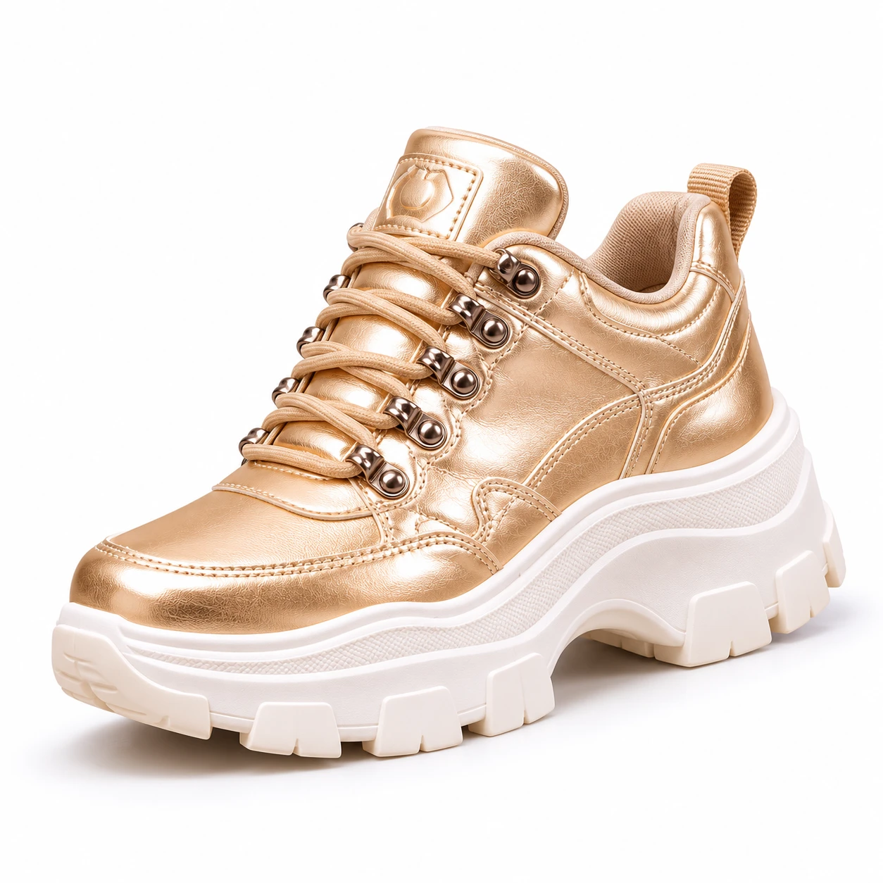 ZAPATILLAS URBANAS MUJER GOLDEN DORADO - 4