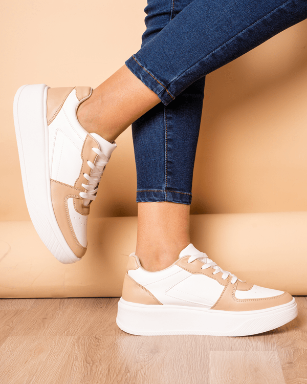 ZAPATILLAS URBANAS MUJER SAN DIEGO BEIGE - 1