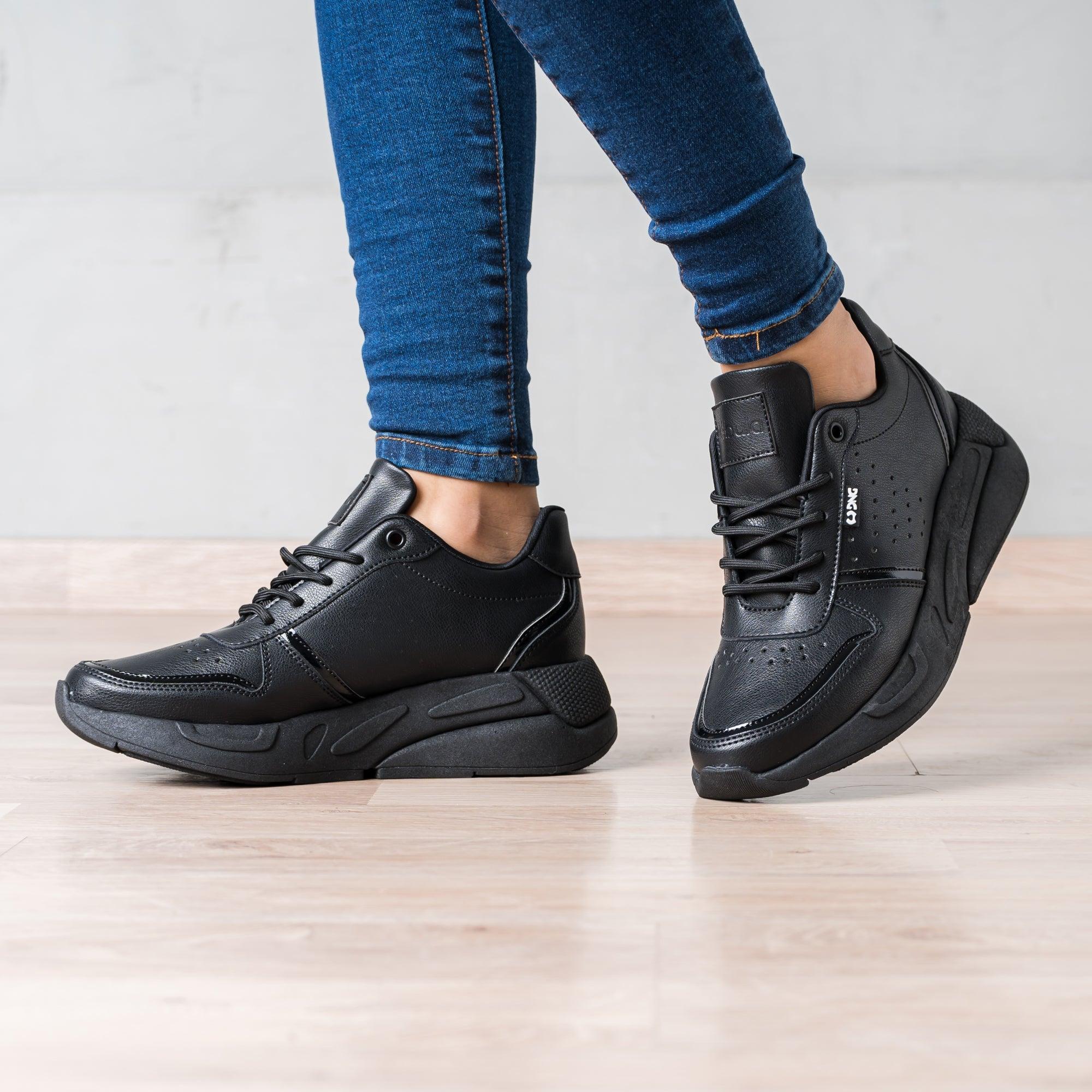 ZAPATILLAS URBANAS MUJER BOWBING NEGRO - 1