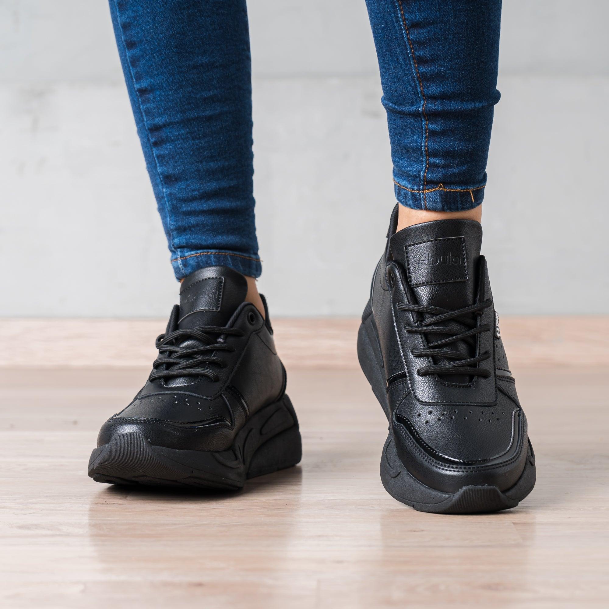 ZAPATILLAS URBANAS MUJER BOWBING NEGRO - 2