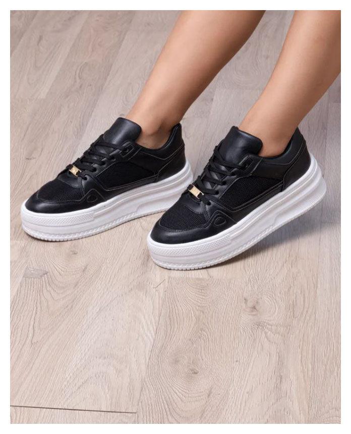 ZAPATILLAS URBANAS MUJER TYGA NEGRO - 2