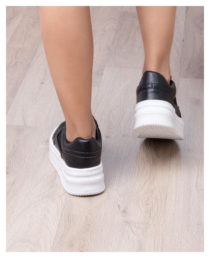 ZAPATILLAS URBANAS MUJER TYGA NEGRO - 6