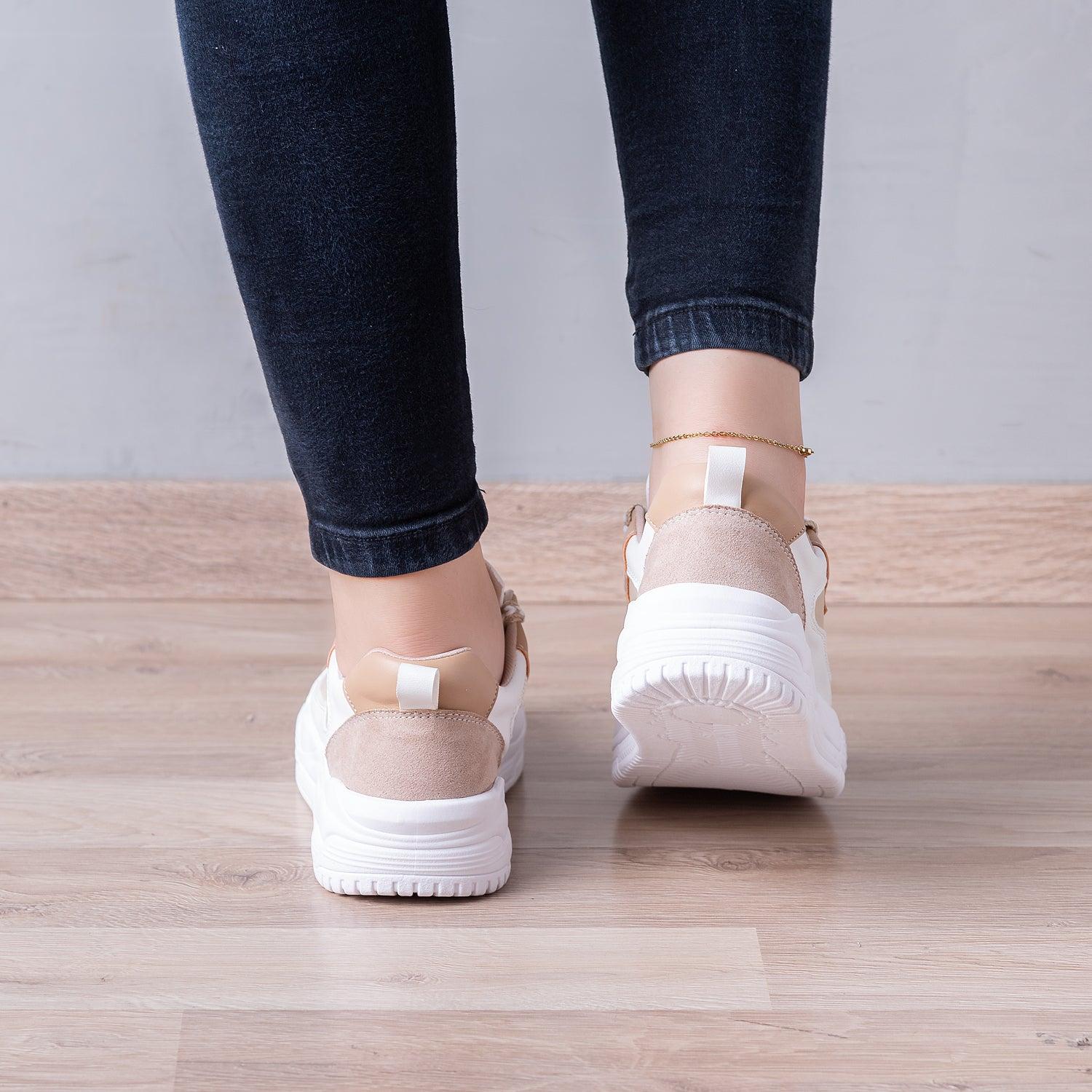 ZAPATILLAS URBANAS MUJER STRONG BEIGE - 3