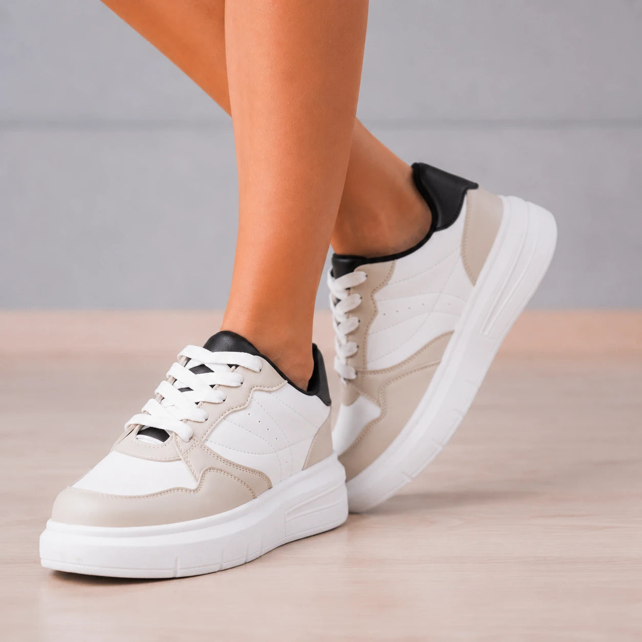 ZAPATILLAS URBANAS MUJER TEHERAN BEIGE - 5