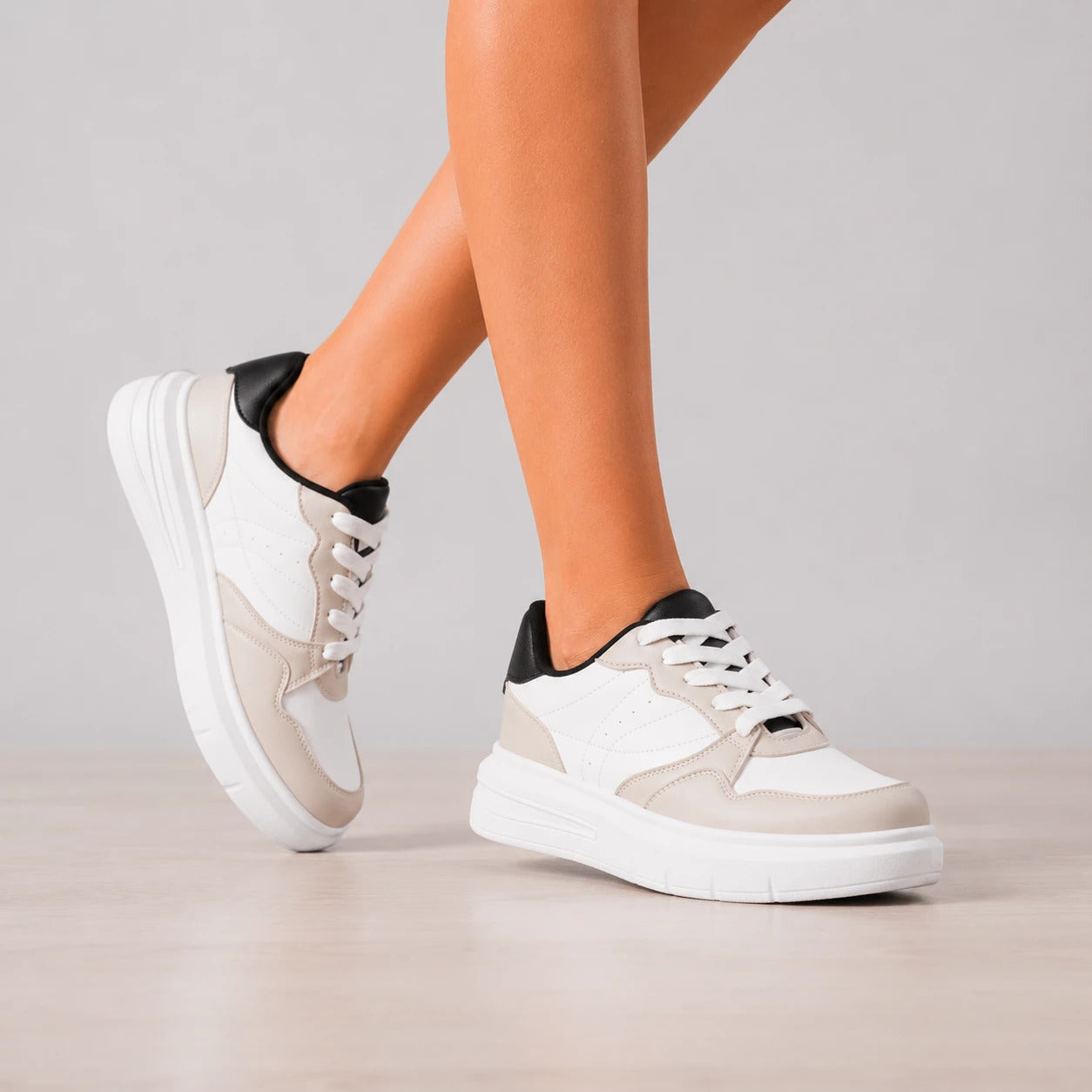 ZAPATILLAS URBANAS MUJER TEHERAN BEIGE - 6