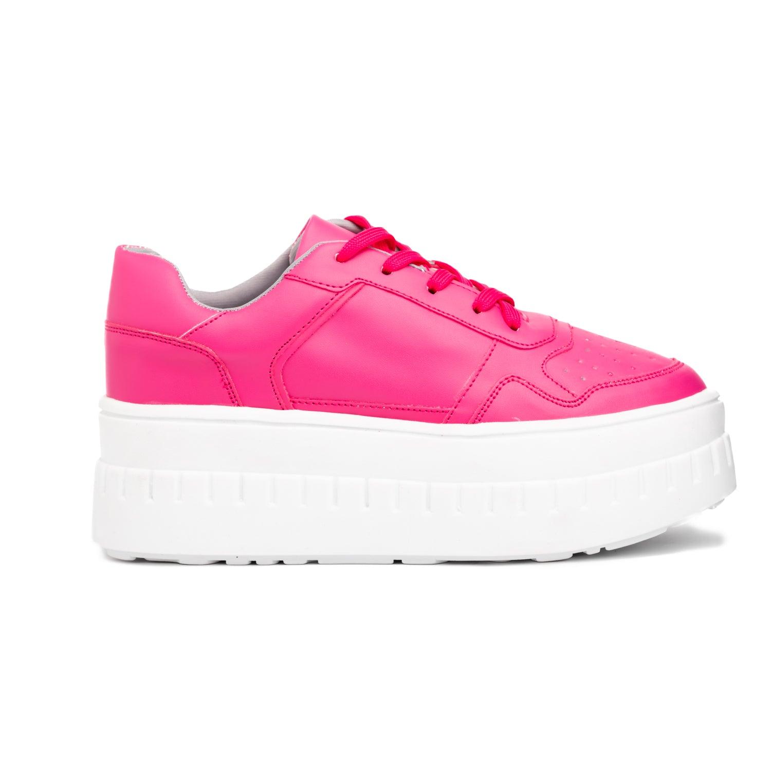 ZAPATILLAS URBANAS MUJER BENETTON FUCSIA - 4