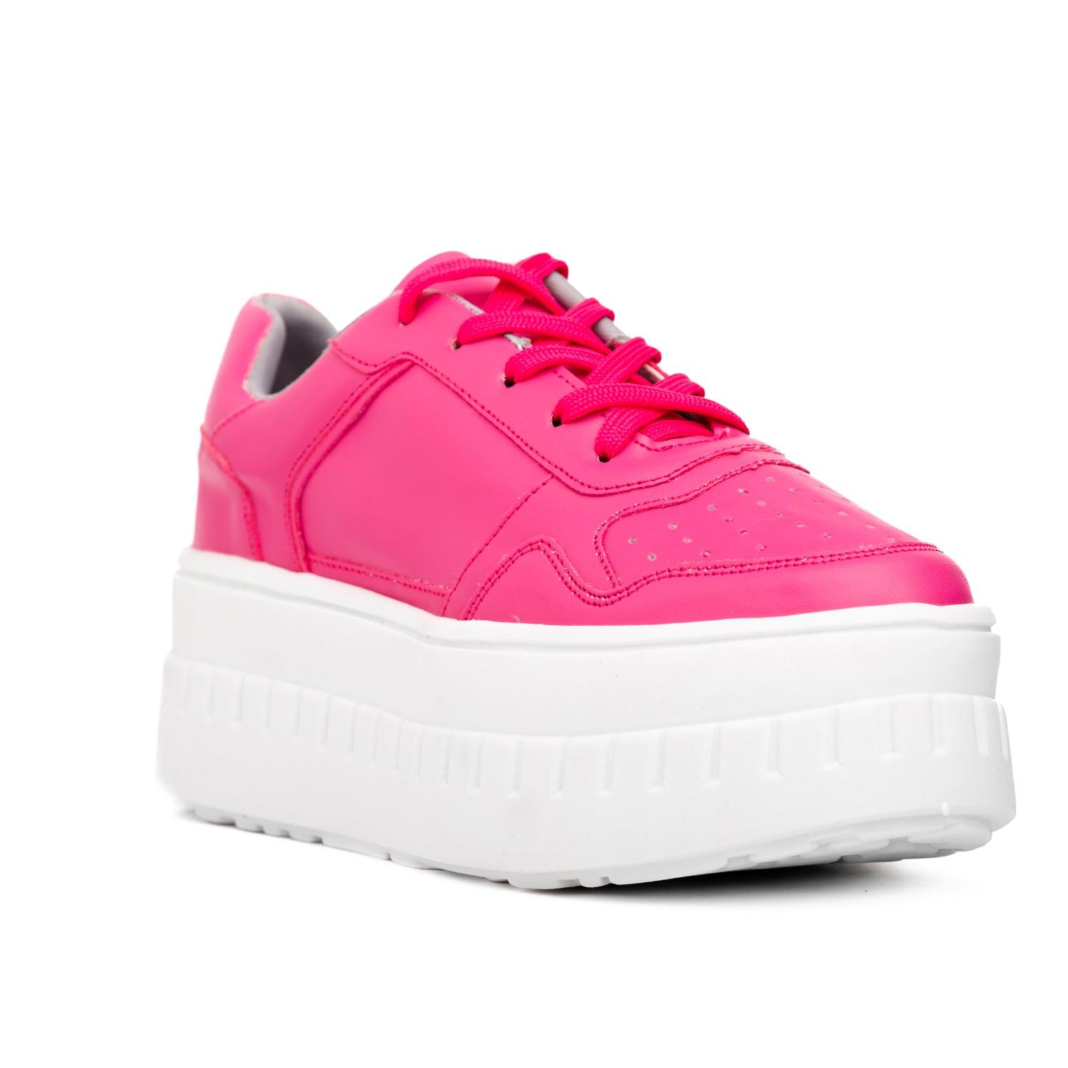 ZAPATILLAS URBANAS MUJER BENETTON FUCSIA - 5