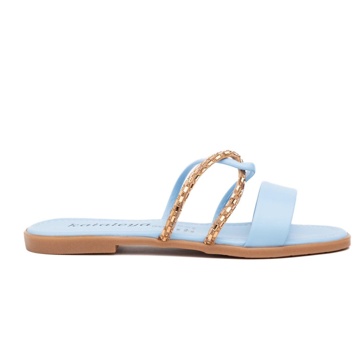 SANDALIAS CASUALES MUJER VEGA CELESTE - 2