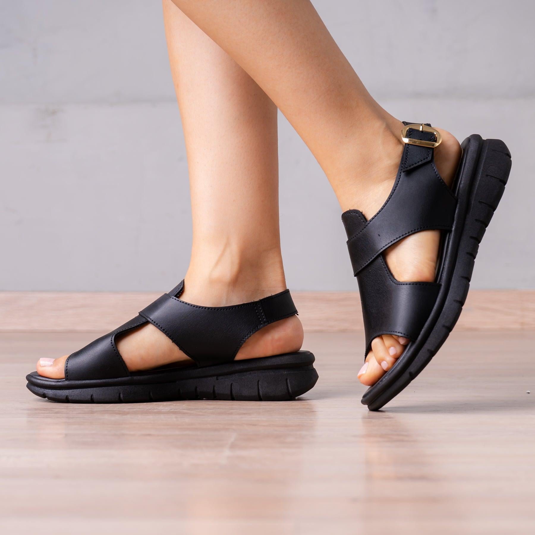 SANDALIAS CASUALES MUJER SHUBER 2.0 NEGRO - 1