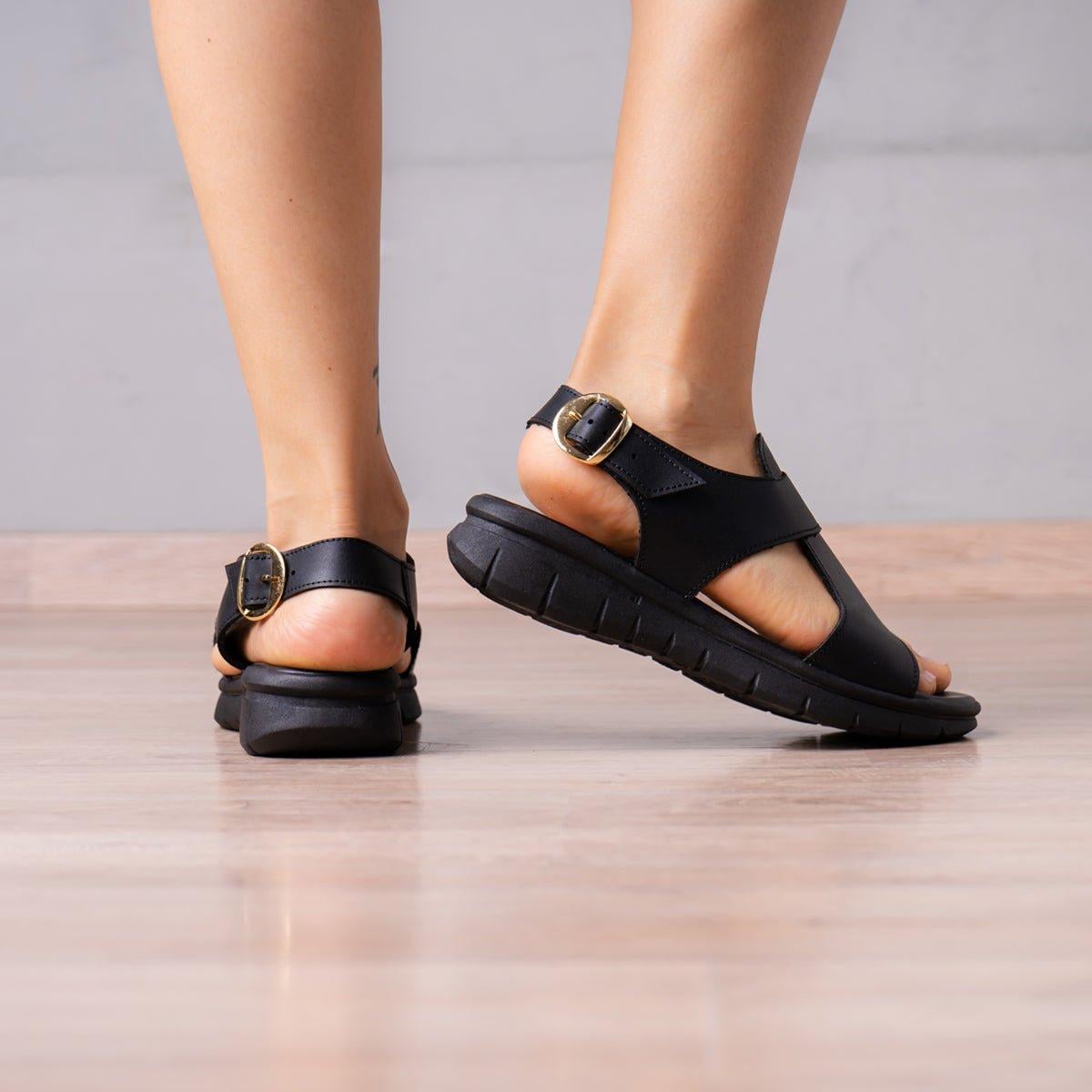 SANDALIAS CASUALES MUJER SHUBER 2.0 NEGRO - 3