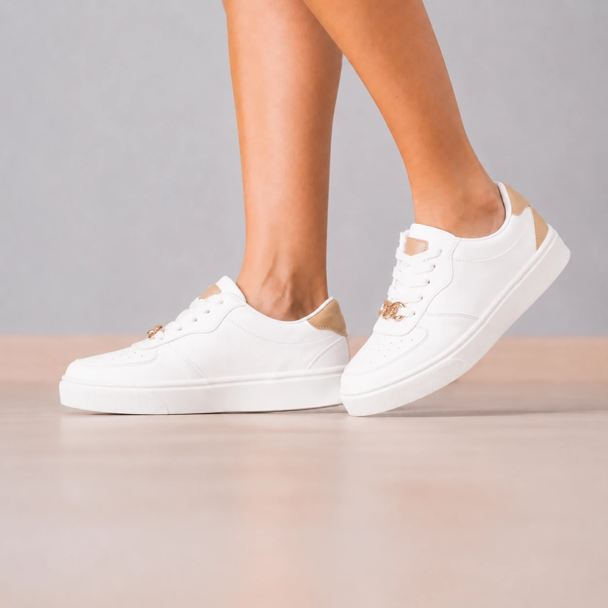 ZAPATILLAS URBANAS MUJER BUENOS AIRES BLANCO - 1