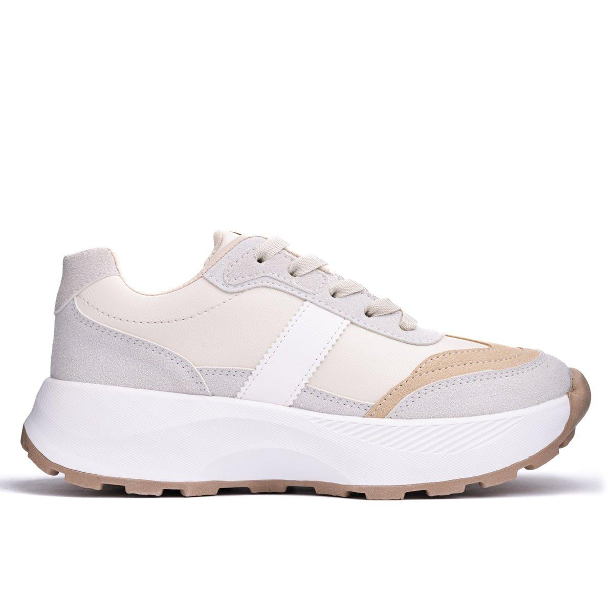 ZAPATILLAS URBANAS MUJER BERZOBIT BEIGE - 4