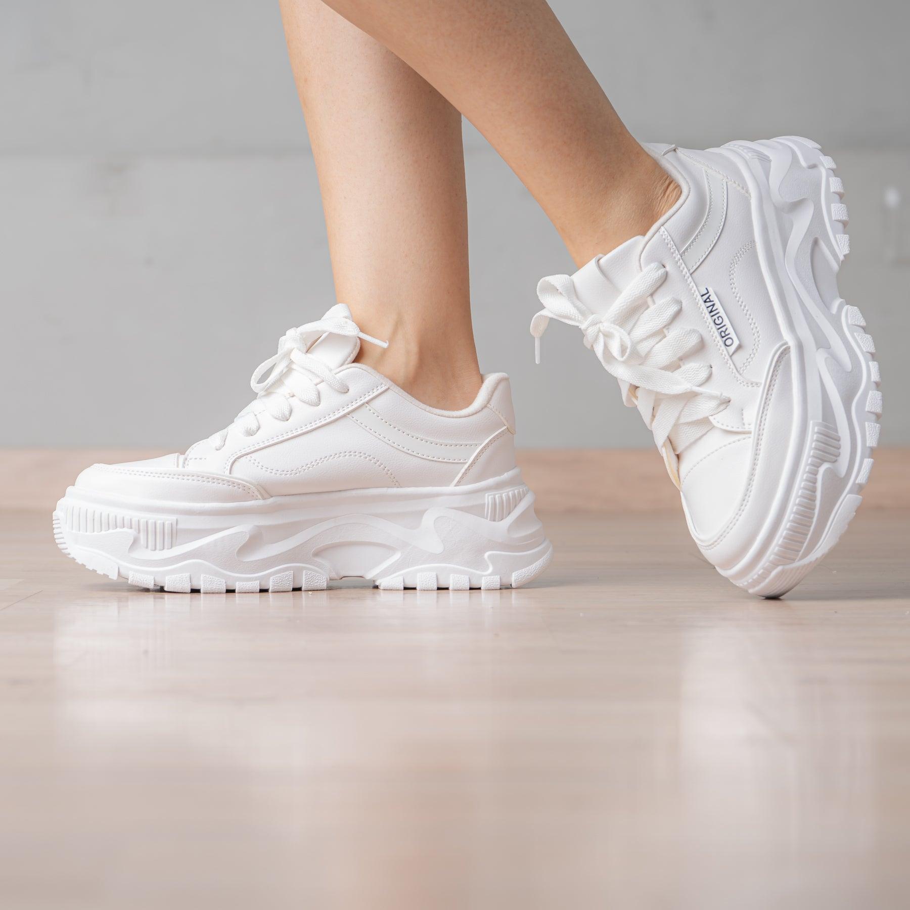 ZAPATILLAS URBANAS MUJER AMYH BLANCO - 1